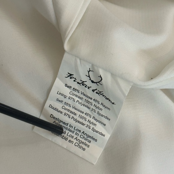 For Love & Lemons x Revolve Dress White XS - Picture 8 of 8